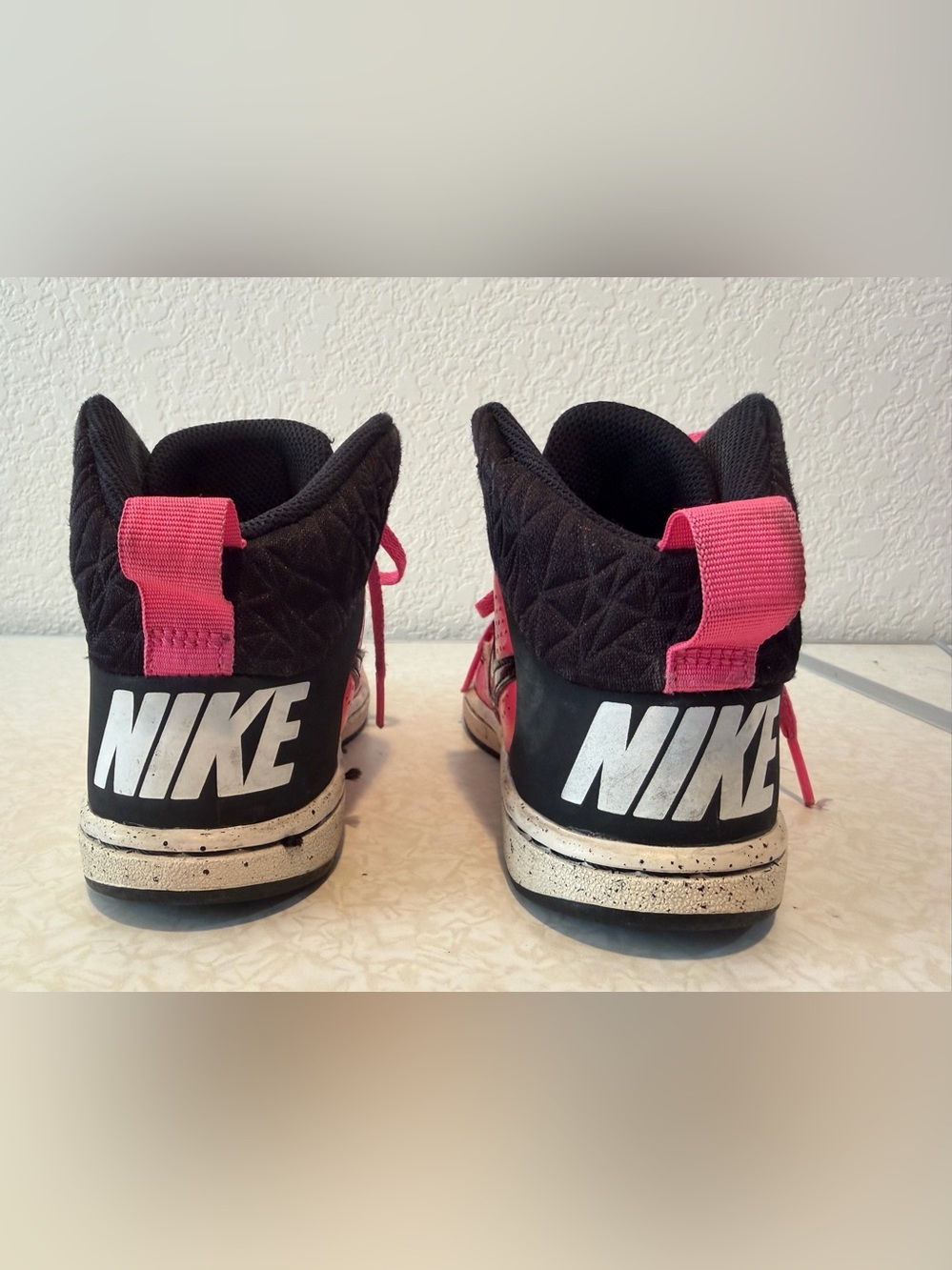 Pink Nike High tops size 12c - Picture 4 of 9